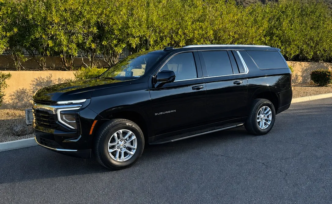 Black Chevrolet Suburban used by Shepherd Limousine
